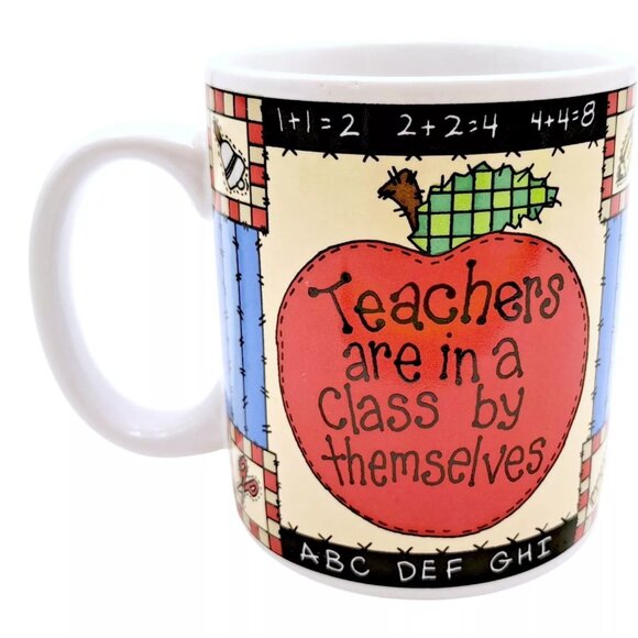 Teacher Appreciation Coffee Mug "Teachers are in a class by themselves." - Picture 1 of 5
